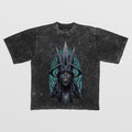 Vintage Solo Leveling Anime Graphic Tee - Monarch of Frost Design | Premium Quality Shirt