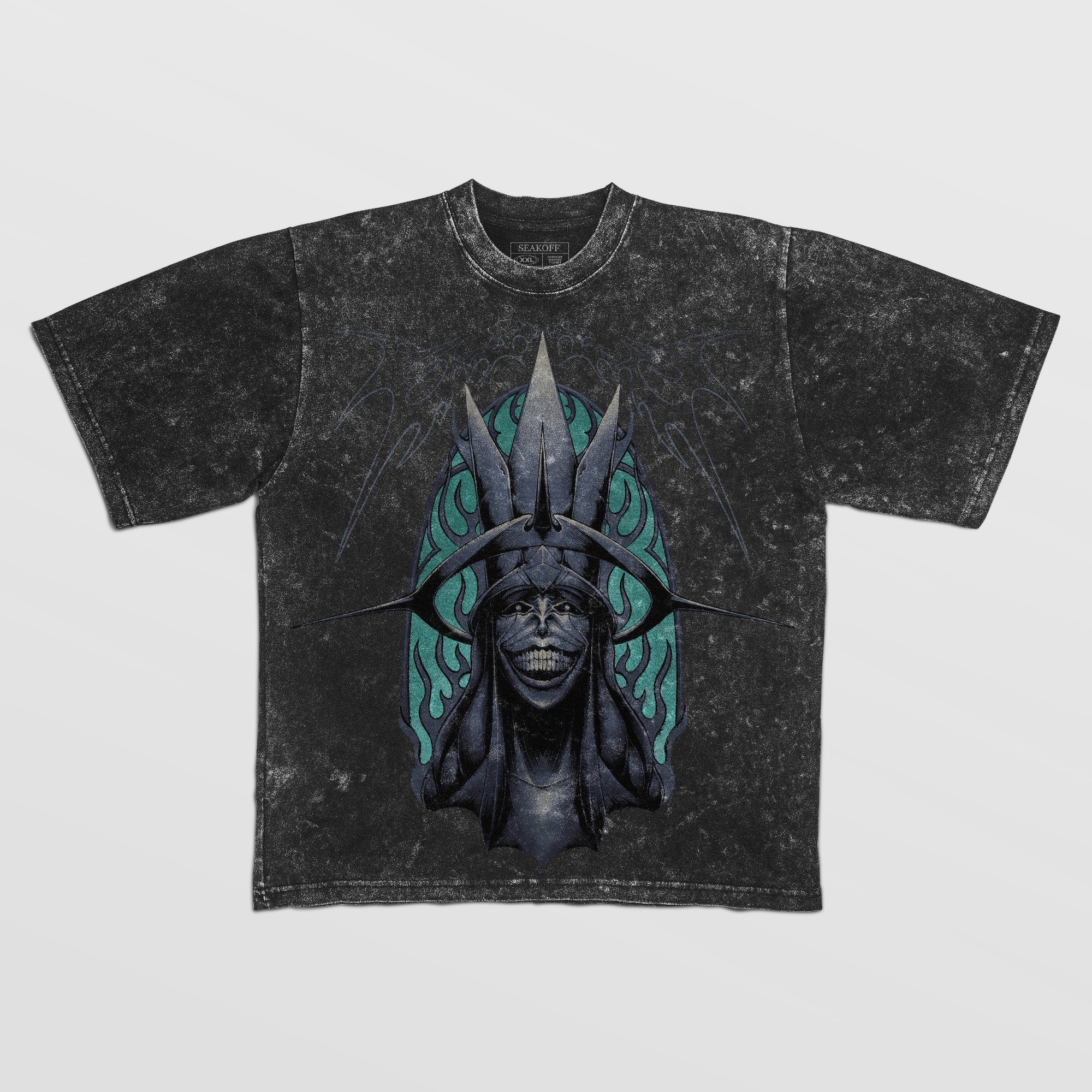 Vintage Solo Leveling Anime Graphic Tee - Monarch of Frost Design | Premium Quality Shirt