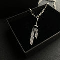 Toji Fushiguro Sword Necklace Anime Jujitsu Kaisen Toji Sword Cosplay Necklace Inverted Spear Of Heaven Necklace（Chain length25mm)