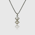 Brand of Sacrifice Necklace Berserk Symbol Pendant Chain Unique Gift for Brother Father Son Birthday